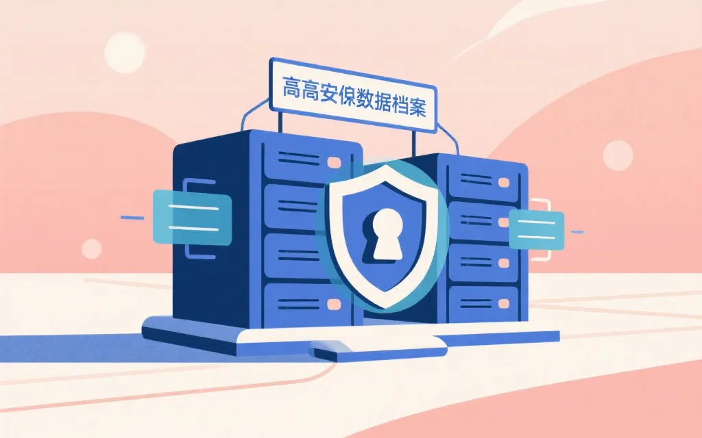 数据归档与安全存储示意图