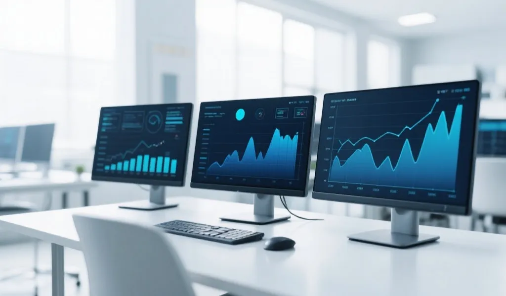 走势数据可视化效果示意图